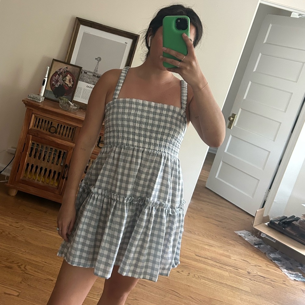 Showpo Black and White Sleeveless Sundress